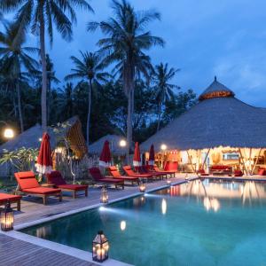 Bazén v ubytování Amahelia Luxury Resort & Restaurant - Gili Asahan nebo v jeho okolí