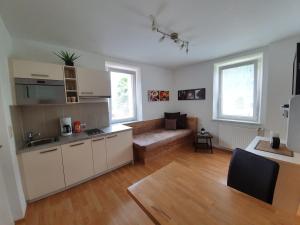 Kuchnia lub aneks kuchenny w obiekcie Apart Edelhof