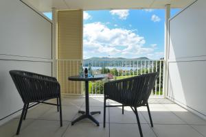 A balcony or terrace at Hotel Magerl