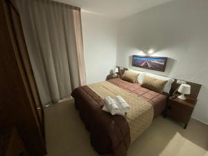 Katil atau katil-katil dalam bilik di Apartamentos AR Isern