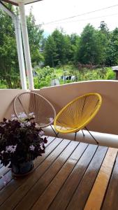Balkon oz. terasa v nastanitvi More Teona