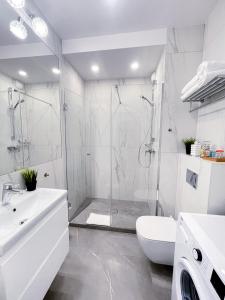 Kúpeľňa v ubytovaní Warsaw Seasons by Alluxe Boutique Apartments