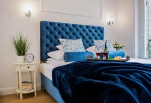 Posteľ alebo postele v izbe v ubytovaní Warsaw Seasons by Alluxe Boutique Apartments