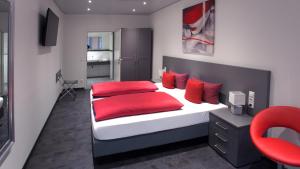 Postel nebo postele na pokoji v ubytování Hotel Zur Post