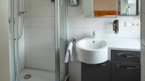 Koupelna v ubytování Hotel Zur Post