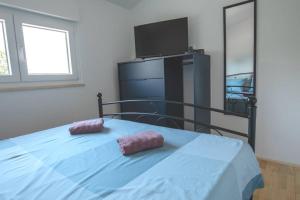 Posteľ alebo postele v izbe v ubytovaní Flora relax house, free parking