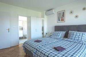 Posteľ alebo postele v izbe v ubytovaní Flora relax house, free parking