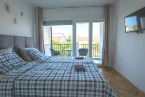Posteľ alebo postele v izbe v ubytovaní Flora relax house, free parking