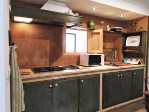 Kuchyň nebo kuchyňský kout v ubytování I dammusi di sottokuddia