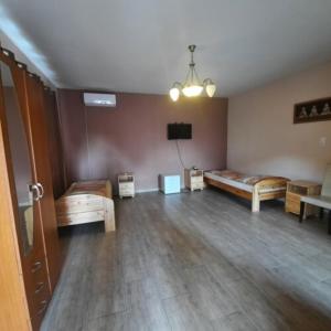 A television and/or entertainment centre at IKSZT Vendégház