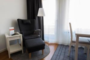 Posezení v ubytování Continental Apartment Hotel Sollentuna