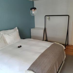 Postel nebo postele na pokoji v ubytování Stylish Apartment in the Heart of Zug by Airhome