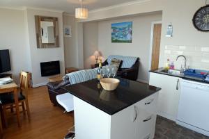 Μια τηλεόραση ή/και κέντρο ψυχαγωγίας στο Mermaid Apartment - Sea Front Apartment with Views +4 φωτογραφίες