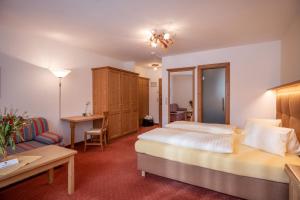 Voodi või voodid majutusasutuse Hotel Kroneck toas