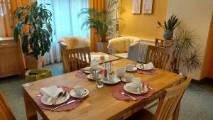 Posezení v ubytování B&B Hotel das onkel fritz