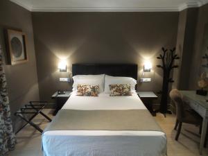 Hotel Moderno Puerta del Sol客房内的一张或多张床位
