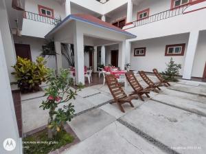 Balkón nebo terasa v ubytování Hotel D Abril
