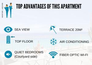 Nestor&Jeeves - PARADISE PROMENADE - Terrace 20m with sea view - Top floor