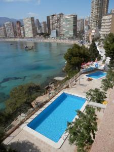 Bazén v ubytování Paraiso Lido-Fincas Benidorm nebo v jeho okolí