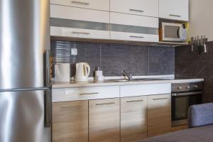 Kuchyňa alebo kuchynka v ubytovaní Apartman Seka