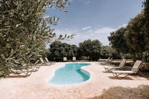 Baseinas apgyvendinimo įstaigoje Masseria Garrappa arba netoliese