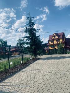 Budynek, w którym mieści się apartament