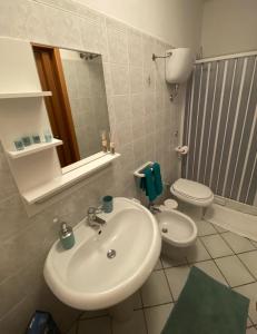 Koupelna v ubytování Casa vacanza Scala dei Turchi
