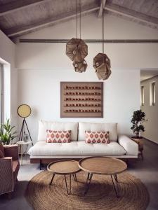 Posezení v ubytování Etheria Luxury Villas & Suites