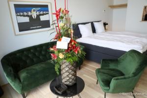 Postel nebo postele na pokoji v ubytování Mølin Guesthouse