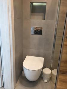 Kúpeľňa v ubytovaní Apartament Kraków Arena No. 100