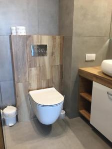 Kúpeľňa v ubytovaní Apartament Kraków Arena No. 100