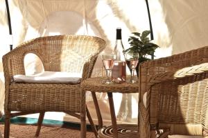 Setusvæði á Glamping at Camping La Source