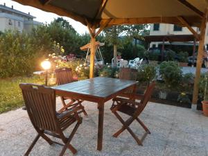 A garden outside Villa Monica