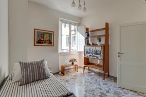 Predel za sedenje v nastanitvi Apartments Florence - Santa Maria Balcony