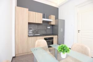 Η κουζίνα ή μικρή κουζίνα στο OPL Executive Apartment
