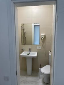 Koupelna v ubytování Eco House