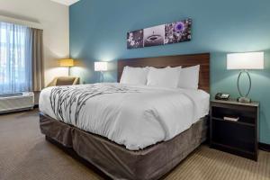 Cama ou camas em um quarto em Sleep Inn & Suites Wenatchee-Leavenworth