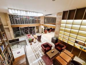 Posezení v ubytování Paşapark Selçuklu Hotel