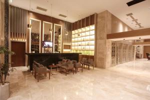 Posezení v ubytování Paşapark Selçuklu Hotel