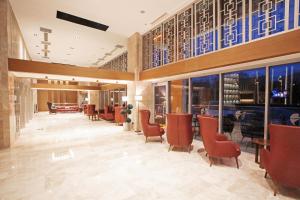 Posezení v ubytování Paşapark Selçuklu Hotel