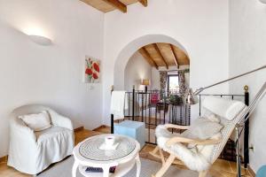 A seating area at Casa Maria Angela