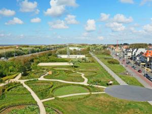 an aerial view of a park with a road at Apartment Residentie Astrid-1 by Interhome in Bredene