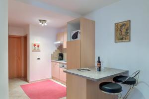Kuchyňa alebo kuchynka v ubytovaní Apartments Christa App B1