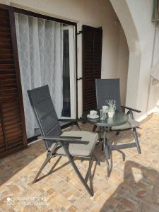 Patio nebo venkovní prostory v ubytování Apartman Šuperba A2