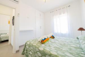 Posteľ alebo postele v izbe v ubytovaní Cubo's Villa Pilar