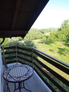 Balkón nebo terasa v ubytování Guest House Tena