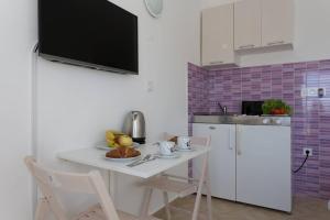 Kuchyňa alebo kuchynka v ubytovaní Studio Apartman Blue View