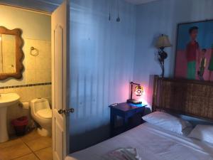 Phòng tắm tại Hotel El Casino