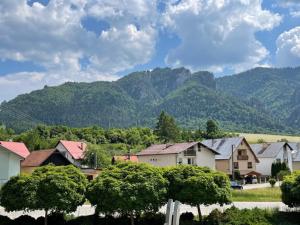 O vedere generală la munți sau o vedere la munte luată de la acest apartament