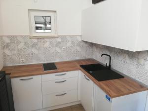 Kuchyň nebo kuchyňský kout v ubytování Holiday Home Nektar Park